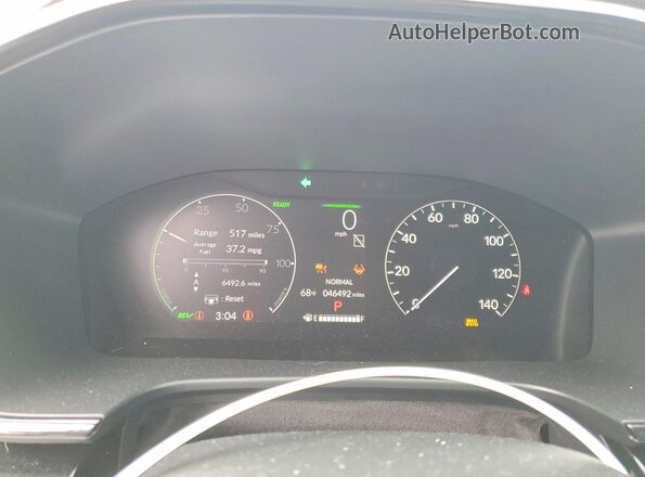 7FARS6H93PE007791 2023 HONDA CR-V Gray ხელსაწყოთა პანელის ხედი