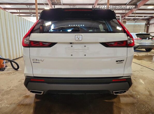 7FARS6H93SE055624 2025 HONDA CR-V White უკანა ხედი