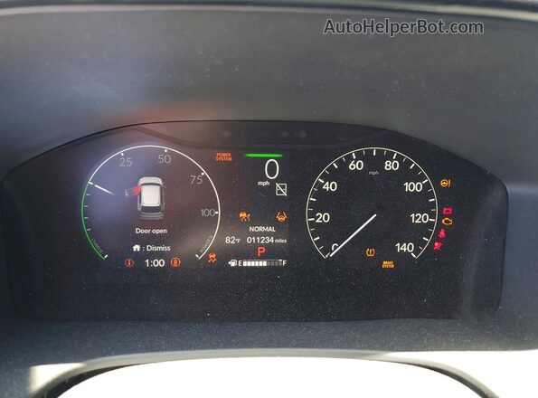 7FARS6H94RE045193 2024 HONDA CR-V Blue Widok zestawu wskaźników