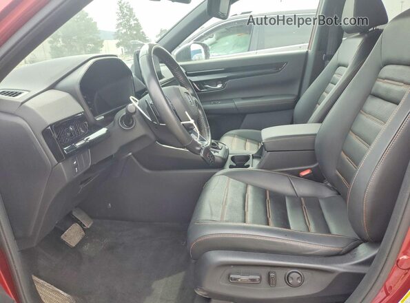 7FARS6H95RE007259 2024 HONDA CR-V Red Widok wnętrza z przodu