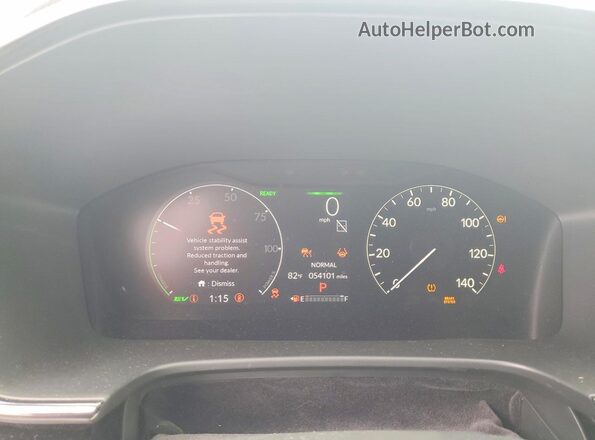 7FARS6H95RE007259 2024 HONDA CR-V Red Widok zestawu wskaźników