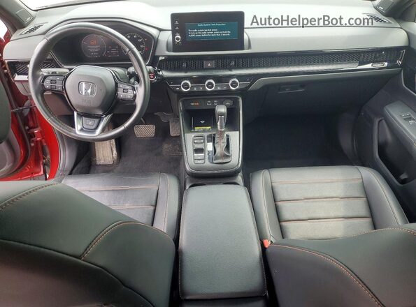 7FARS6H95RE007259 2024 HONDA CR-V Red Widok deski rozdzielczej