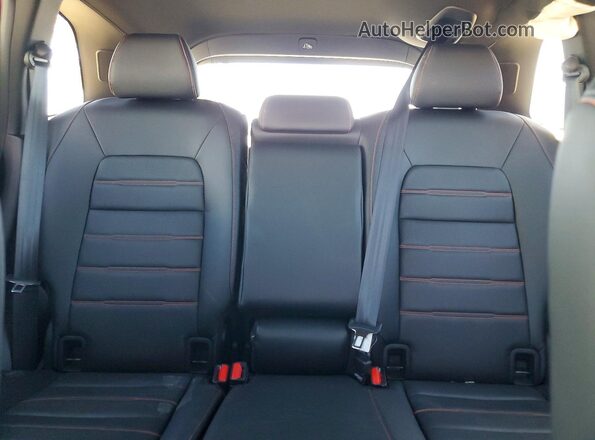 7FARS6H95SE033365 2025 HONDA CR-V Red Vista de los asientos traseros