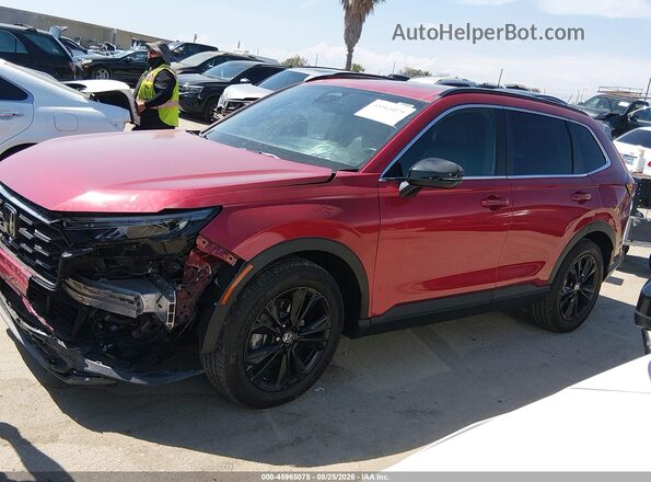 7FARS6H95SE033365 2025 HONDA CR-V Red Սալոնի 360 աստիճան տեսք