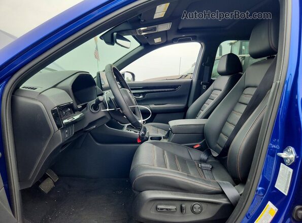 7FARS6H95SE107237 2025 HONDA CR-V Blue Widok wnętrza z przodu