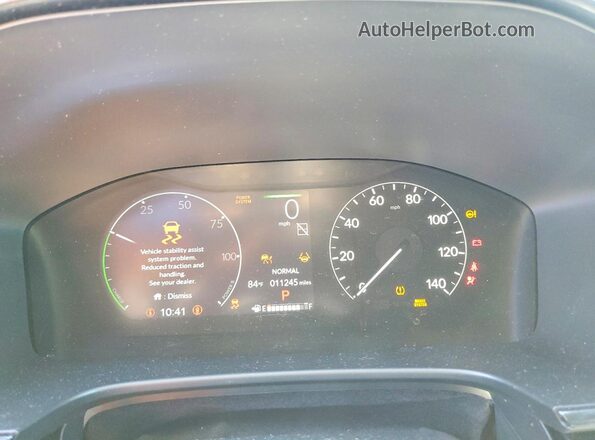 7FARS6H96SE063958 2025 HONDA CR-V Black Սարքավորումների վահանակի տեսք