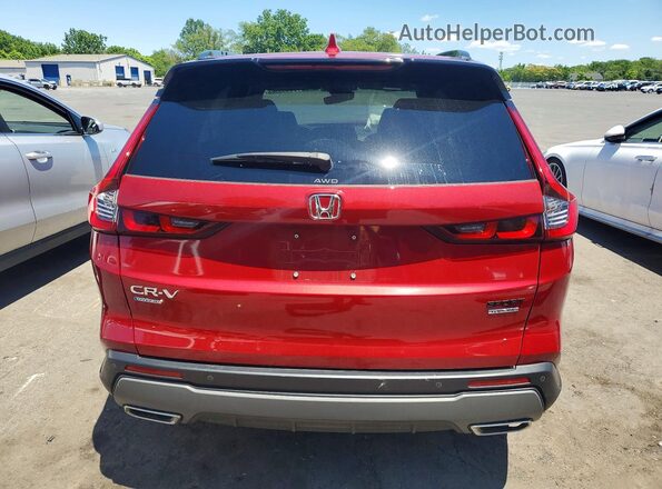 7FARS6H96SE110924 2025 HONDA CR-V Red Вид ззаду