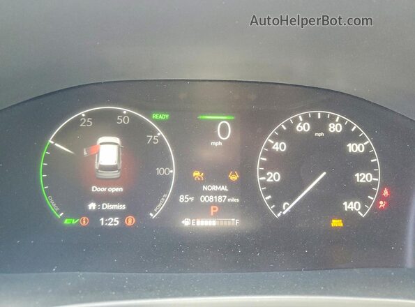 7FARS6H96SE110924 2025 HONDA CR-V Red Вид щитка приладів