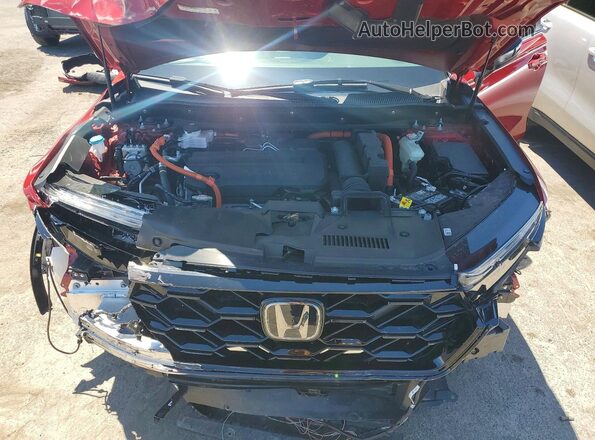 7FARS6H96SE110924 2025 HONDA CR-V Red Вид задньої частини салону