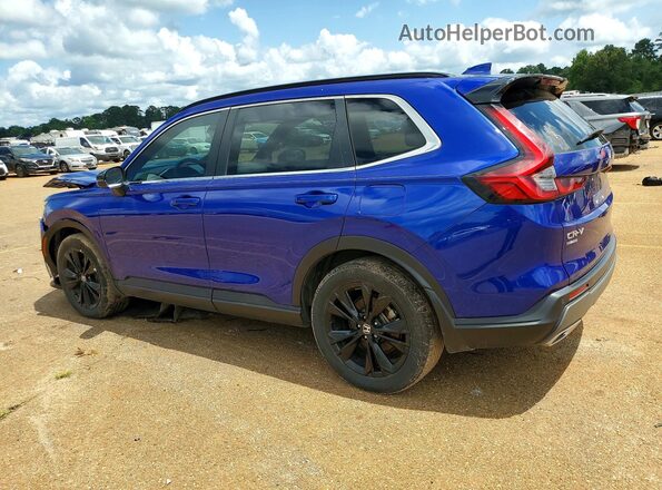 7FARS6H97RE037489 2024 HONDA CR-V Синий Задняя левая четверть