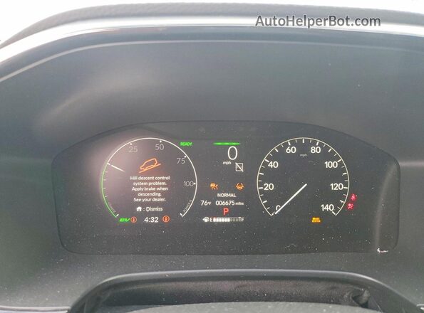 7FARS6H98SE065985 2025 HONDA CR-V Синий Вид щитка приборов