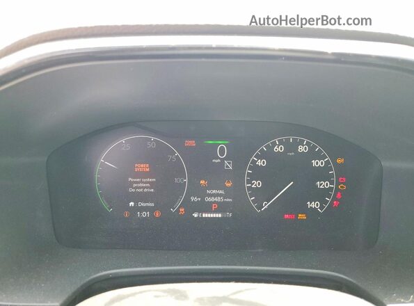 7FARS6H99PE013515 2023 HONDA CR-V Белый Вид щитка приборов