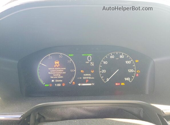 7FARS6H99PE022442 2023 HONDA CR-V Silver Widok zestawu wskaźników
