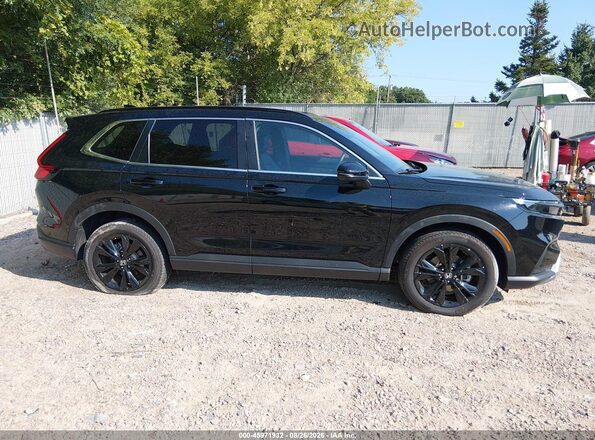 7FARS6H99SE054820 2025 HONDA CR-V Black Widok wnętrza z tyłu