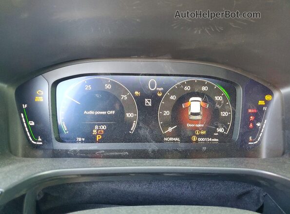 7FARS6H99TE121787 2026 HONDA CR-V Blue Widok zestawu wskaźników