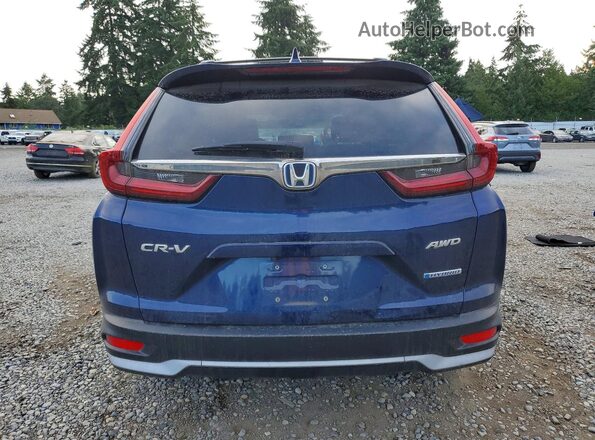 7FART6H51LE009544 2020 HONDA CR-V Blue უკანა ხედი