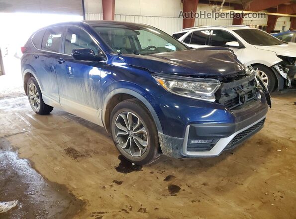 7FART6H52ME020134 2021 HONDA CR-V Blue Передня права чверть