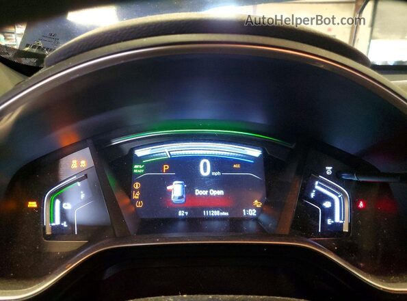 7FART6H52ME020134 2021 HONDA CR-V Blue Вид щитка приладів