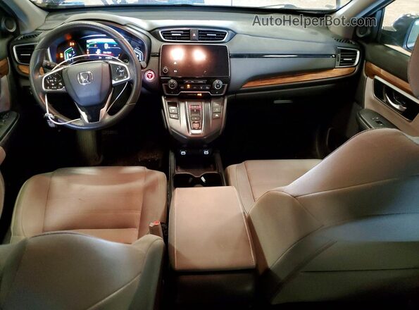 7FART6H52ME020134 2021 HONDA CR-V Blue Вид панелі приладів