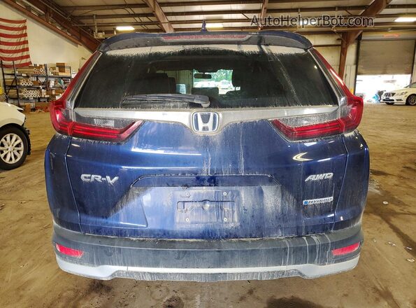 7FART6H52ME020134 2021 HONDA CR-V Blue Вид ззаду