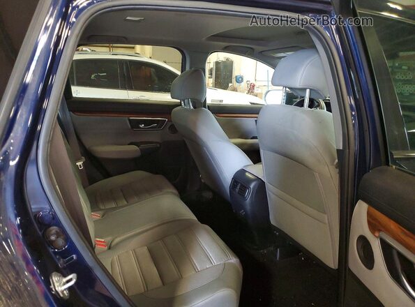 7FART6H52ME020134 2021 HONDA CR-V Blue Вид задньої частини салону