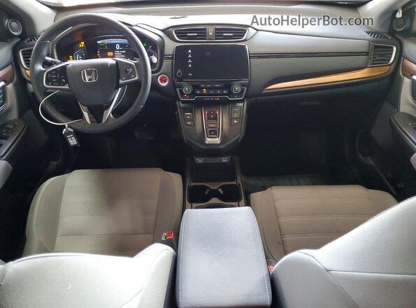 7FART6H57ME031128 2021 HONDA CR-V Blue Vista del salpicadero
