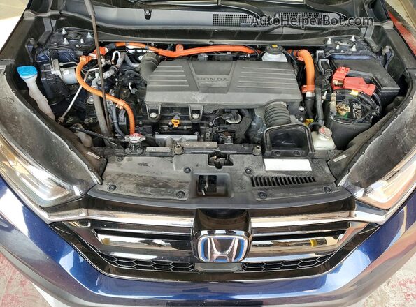 7FART6H57ME031128 2021 HONDA CR-V Blue Vista interior trasera