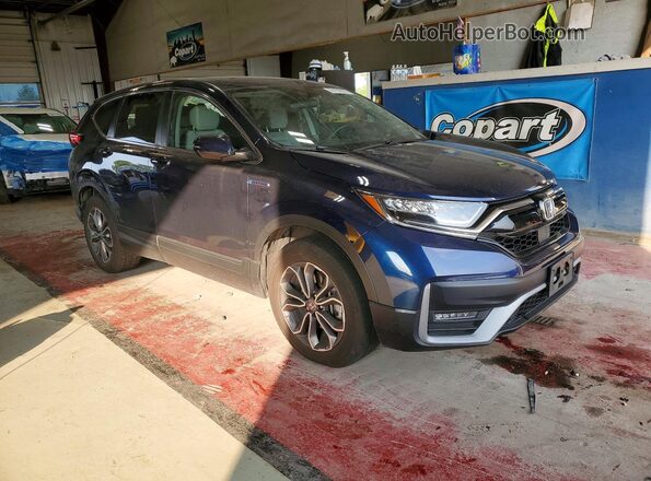 7FART6H57ME031128 2021 HONDA CR-V Blue Delantero derecho