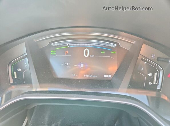 7FART6H5XLE008294 2020 HONDA CR-V White Instrument cluster view