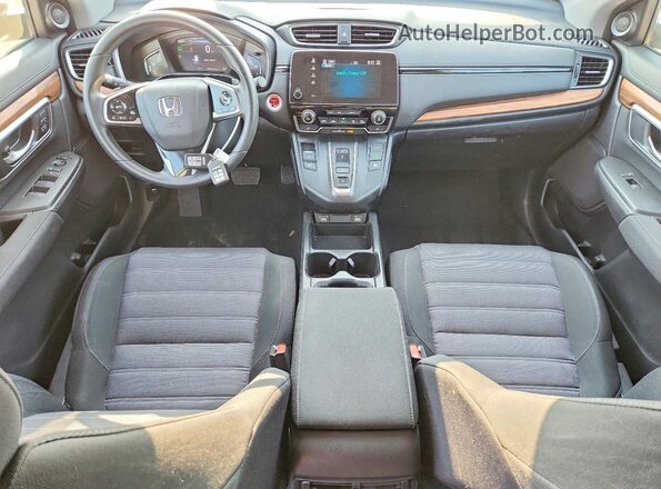 7FART6H5XLE008294 2020 HONDA CR-V White Dashboard view