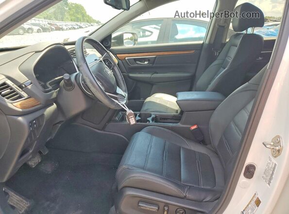 7FART6H81LE011384 2020 HONDA CR-V White წინა სალონის ხედი