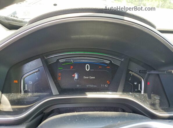 7FART6H81LE011384 2020 HONDA CR-V White ხელსაწყოთა პანელის ხედი