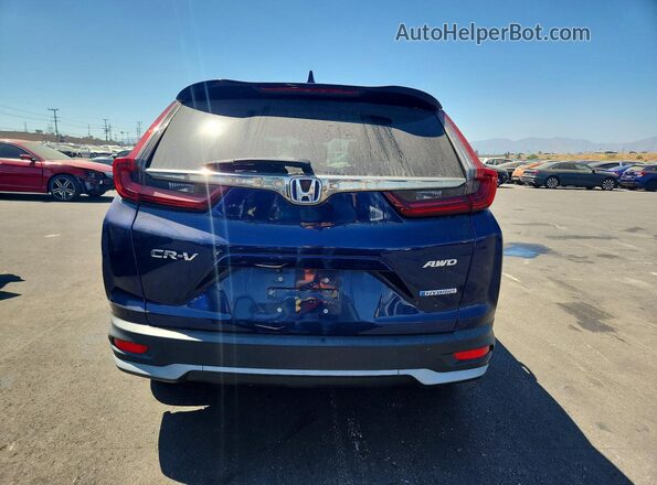7FART6H82LE005366 2020 HONDA CR-V Blue Widok z tyłu