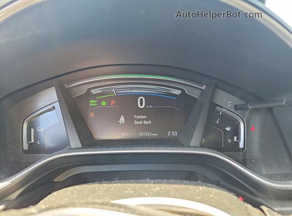 7FART6H82LE005366 2020 HONDA CR-V Blue Widok zestawu wskaźników