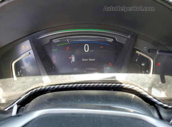 7FART6H82ME011928 2021 HONDA CR-V Gray Instrument cluster view