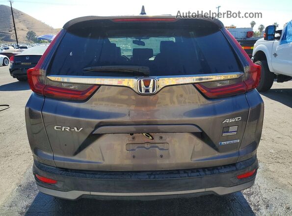 7FART6H82ME011928 2021 HONDA CR-V Gray Rear view