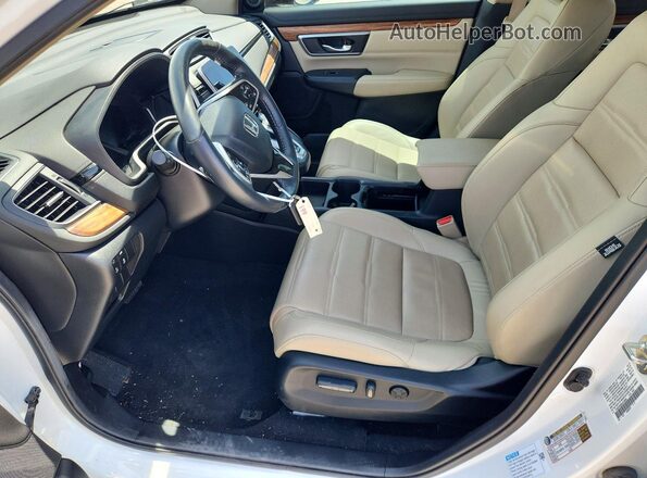 7FART6H88LE019546 2020 HONDA CR-V White Widok wnętrza z przodu