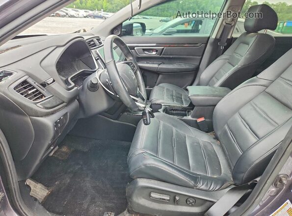 7FART6H91LE017906 2020 HONDA CR-V Gray Front interior view