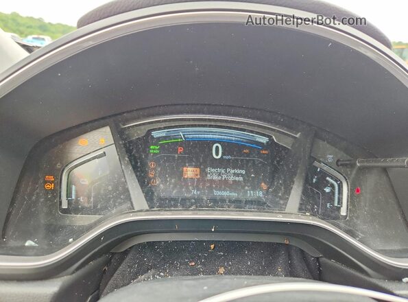 7FART6H91LE017906 2020 HONDA CR-V Gray Instrument cluster view