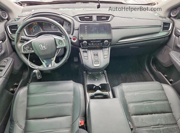 7FART6H91LE017906 2020 HONDA CR-V Gray Dashboard view