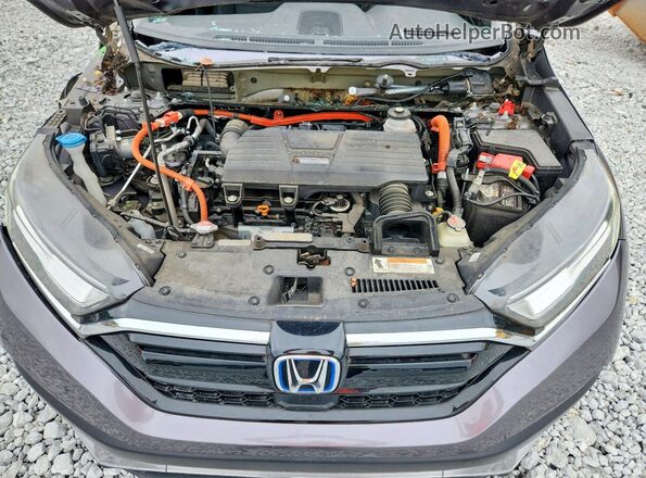 7FART6H91LE017906 2020 HONDA CR-V Gray Engine compartment view
