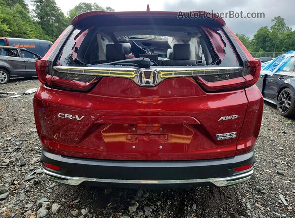 7FART6H93ME018945 2021 HONDA CR-V Red Вид ззаду