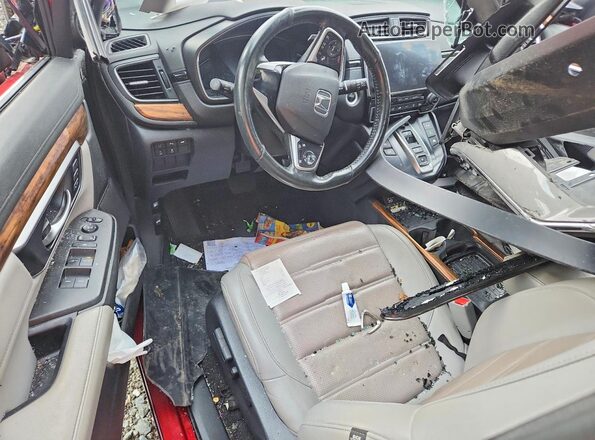 7FART6H93ME018945 2021 HONDA CR-V Red Вид панелі приладів