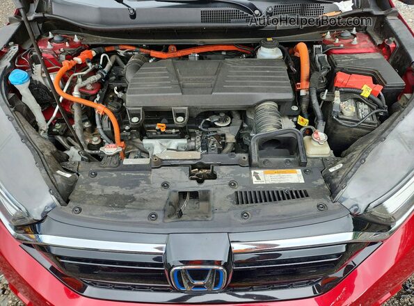 7FART6H93ME018945 2021 HONDA CR-V Red Вид підкапотного простору