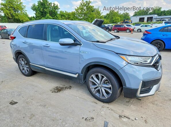 7FART6H94ME034779 2021 HONDA CR-V Blue Delantero derecho
