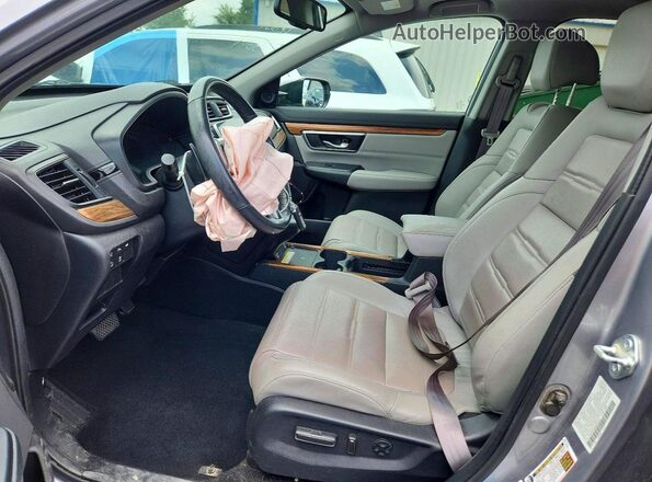7FART6H95ME023614 2021 HONDA CR-V Silver Widok wnętrza z przodu