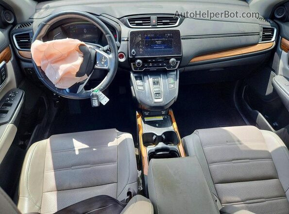 7FART6H95ME023614 2021 HONDA CR-V Silver Widok deski rozdzielczej