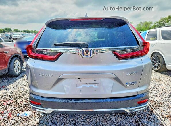 7FART6H95ME023614 2021 HONDA CR-V Silver Widok z tyłu