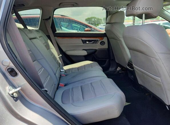 7FART6H95ME023614 2021 HONDA CR-V Silver Widok wnętrza z tyłu