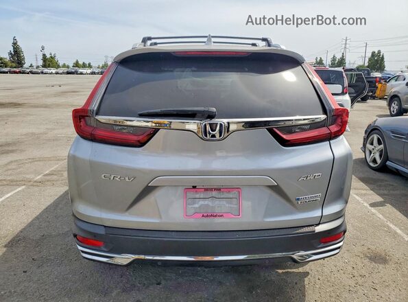 7FART6H96ME008751 2021 HONDA CR-V Silver Rear view